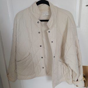 Z Supply Maya Quilted Jacket Cream